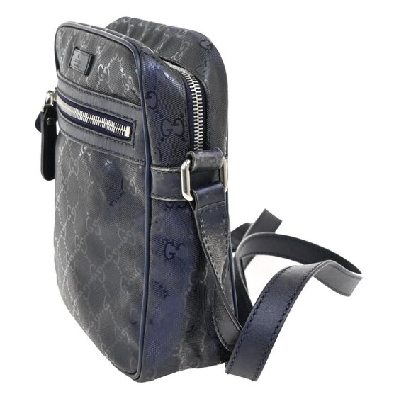 GUCCI Imprime GG Pattern Crossbody Shoulder Bag PVC Leather Purple - Picture 9 of 13